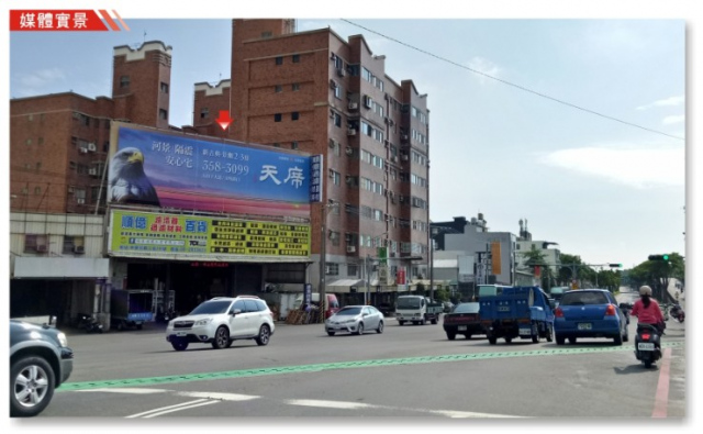 N-0598鐵架廣告塔-台南市西門路四段533巷18號-奇美醫院、南台科技大學、家樂福廣告版面